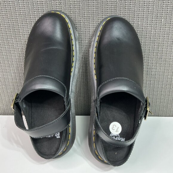 Dr. Martens Laketen Atlas Leather Slingback Platform Mules Black Men's Size 13 - Picture 5 of 8